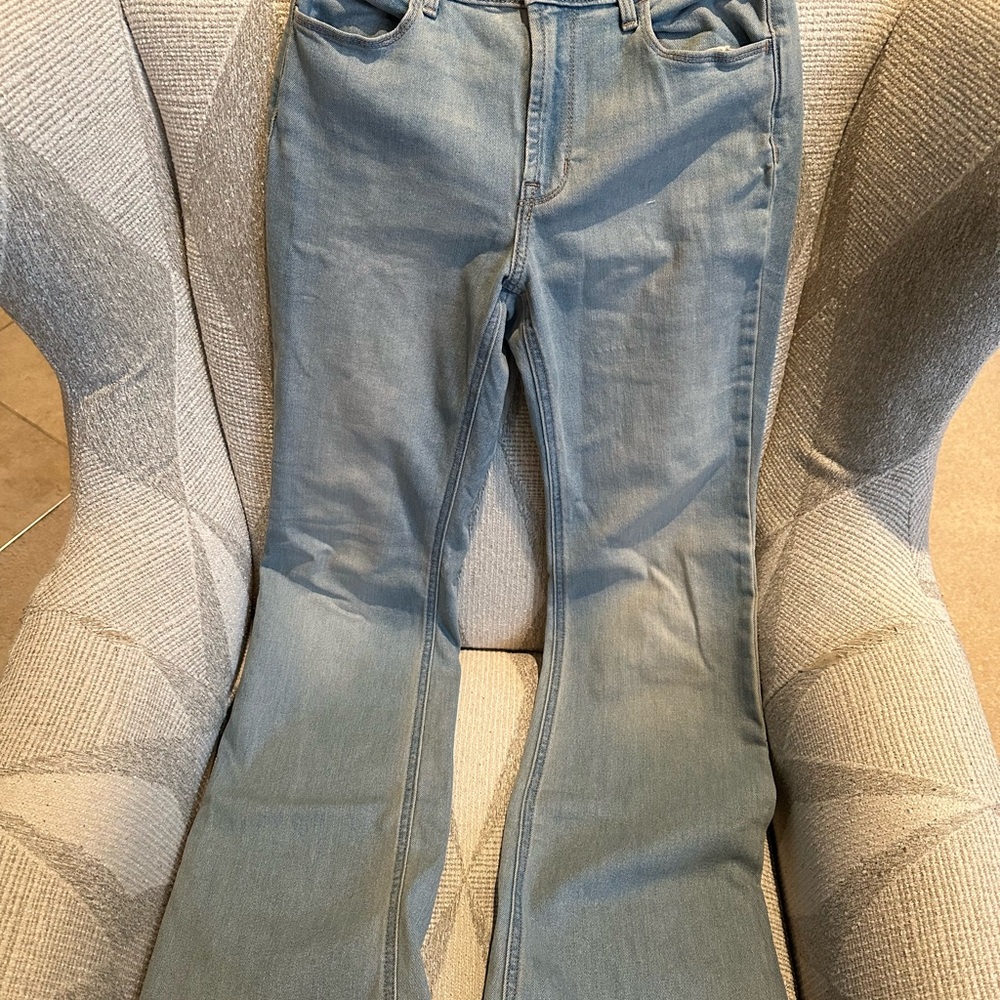 Old Navy Light Blue Flare Jeans